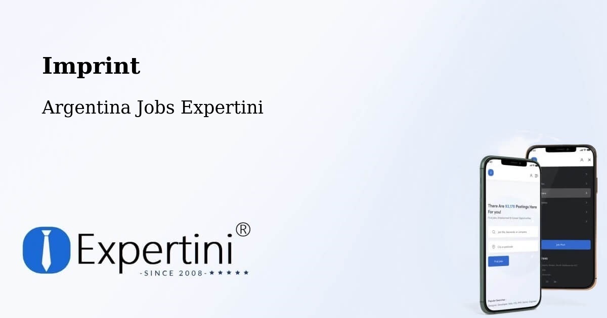 Imprint – Añelo - Argentina Jobs Expertini